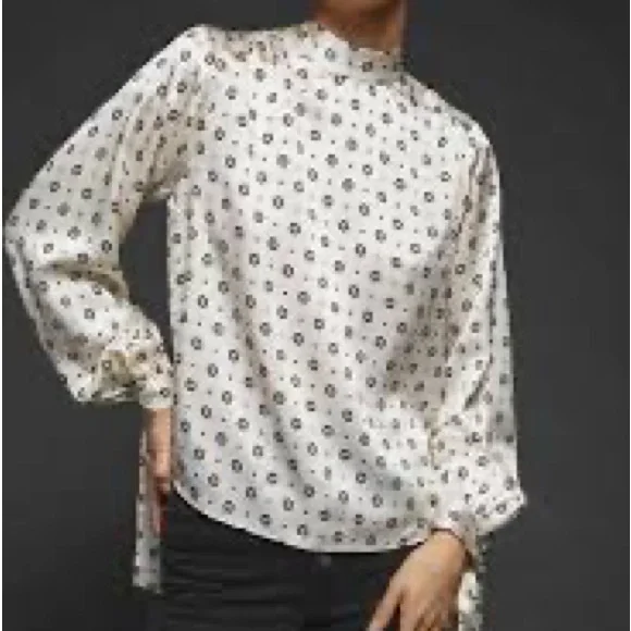 Anine Bing Esther 100% Silk Satin Top - Picture 6 of 11